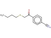 4-[2-(BUTYLSULFANYL)<span class='lighter'>ACETYL</span>]BENZONITRILE