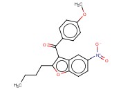 2-丁基-3-(4-甲氧基苯甲酰基)-5-硝基苯并呋喃