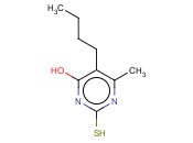 5-BUTYL-4-HYDROXY-2-MERCAPTO-6-<span class='lighter'>METHYLPYRIMIDINE</span>
