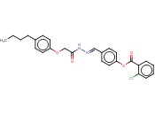 4-(2-((4-BUTYLPHENOXY)ACETYL)CARBOHYDRAZONOYL)PHENYL <span class='lighter'>2-CHLOROBENZOATE</span>