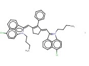 1-BUTYL-2-((E)-(3-[(Z)-(1-BUTYL-6-CHLOROBENZO[CD]INDOL-2(1H)-YLIDENE)METHYL]-2-PHENYLCYCLOPENT-2-EN-1-YLIDENE)METHYL)-6-CHLOROBENZO[CD]INDOLIUM IODIDE