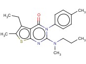 2-(N-METHYL-N-PROPYLAMINO)-5-ETHYL-6-METHYL-3-P-TOLYLTHIENO[2,3-D]PYRIMIDIN-4(3H)-ONE