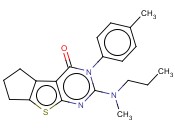 2-(METHYL(PROPYL)AMINO)-3-(P-TOLYL)-6,7-DIHYDRO-3H-CYCLOPENTA[4,5]THIENO[2,3-D]PYRIMIDIN-4(5H)-ONE