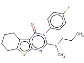 3-(4-FLUOROPHENYL)-2-(METHYL(PROPYL)AMINO)-5,6,7,8-TETRAHYDROBENZO[4,5]THIENO[2,3-D]PYRIMIDIN-4(3H)-ONE