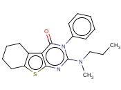 2-(METHYL(PROPYL)AMINO)-3-PHENYL-5,6,7,8-TETRAHYDROBENZO[4,5]THIENO[2,3-D]PYRIMIDIN-4(3H)-ONE