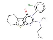 3-(2-CHLOROPHENYL)-2-(METHYL(PROPYL)AMINO)-5,6,7,8-TETRAHYDROBENZO[4,5]THIENO[2,3-D]PYRIMIDIN-4(3H)-ONE