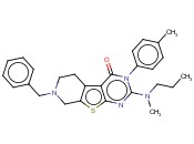 7-BENZYL-2-(METHYL(PROPYL)AMINO)-3-(P-TOLYL)-5,6,7,8-TETRAHYDROPYRIDO[4',3':4,5]THIENO[2,3-D]PYRIMIDIN-4(3H)-ONE