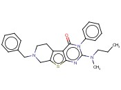 7-BENZYL-2-(METHYL(PROPYL)AMINO)-3-PHENYL-5,6,7,8-TETRAHYDROPYRIDO[4',3':4,5]THIENO[2,3-D]PYRIMIDIN-4(3H)-ONE
