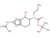 2,6-BENZOTHIAZOLEDIAMINE, 4,5,6,7-TETRAHYDRO-7-HYDROXY-N2-ACETYL-N6-PROPYL-N6-BOC-