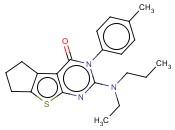 2-(ETHYL(PROPYL)AMINO)-3-(P-TOLYL)-6,7-DIHYDRO-3H-CYCLOPENTA[4,5]THIENO[2,3-D]PYRIMIDIN-4(5H)-ONE