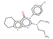 3-(4-CHLOROPHENYL)-2-(ETHYL(PROPYL)AMINO)-5,6,7,8-TETRAHYDROBENZO[4,5]THIENO[2,3-D]PYRIMIDIN-4(3H)-ONE