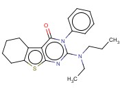 2-(ETHYL(PROPYL)AMINO)-3-PHENYL-5,6,7,8-TETRAHYDROBENZO[4,5]THIENO[2,3-D]PYRIMIDIN-4(3H)-ONE