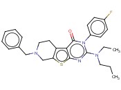 7-BENZYL-2-(ETHYL(PROPYL)AMINO)-3-(4-FLUOROPHENYL)-5,6,7,8-TETRAHYDROPYRIDO[4',3':4,5]THIENO[2,3-D]PYRIMIDIN-4(3H)-ONE