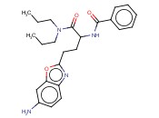 N-[3-(6-AMINO-BENZOOXAZOL-2-YL)-1-DIPROPYLCARBAMOYL-PROPYL]-BENZAMIDE
