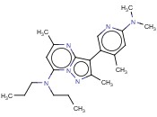 3-(6-(DIMETHYLAMINO)-4-METHYLPYRIDIN-3-YL)-<span class='lighter'>2,5</span>-DIMETHYL-N,N-DIPROPYLPYRAZOLO[<span class='lighter'>1,5</span>