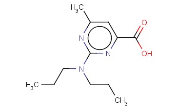 2-(DIPROPYLAMINO)-6-METHYLPYRIMIDINE-4-CARBOXYLIC ACID