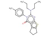 2-(DIPROPYLAMINO)-3-(P-TOLYL)-6,7-DIHYDRO-3H-CYCLOPENTA[4,5]THIENO[2,3-D]PYRIMIDIN-4(5H)-ONE