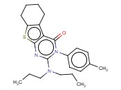 2-(DIPROPYLAMINO)-3-(P-TOLYL)-5,6,7,8-TETRAHYDROBENZO[4,5]THIENO[2,3-D]PYRIMIDIN-4(3H)-ONE