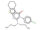3-(4-CHLOROPHENYL)-2-(DIPROPYLAMINO)-5,6,7,8-TETRAHYDROBENZO[4,5]THIENO[2,3-D]PYRIMIDIN-4(3H)-ONE