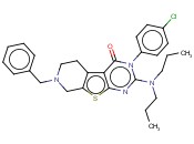 7-BENZYL-3-(4-CHLOROPHENYL)-2-(DIPROPYLAMINO)-5,6,7,8-TETRAHYDROPYRIDO[4',3':4,5]THIENO[2,3-D]PYRIMIDIN-4(3H)-ONE