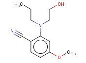2-[(2-HYDROXYETHYL)(PROPYL)AMINO]-<span class='lighter'>4-METHOXYBENZONITRILE</span>