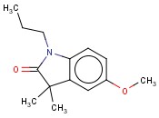 1-(N)-PROPYL-3,3-DIMETHYL-5-METHOXY-2-INDOLINONE