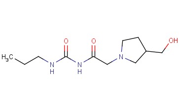 1-(2-[3-(HYDROXYMETHYL)PYRROLIDIN-1-YL]ACETYL)-3-PROPYLUREA