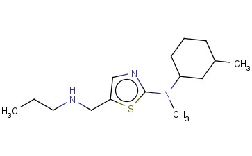 N-METHYL-N-(3-METHYLCYCLOHEXYL)-5-[(PROPYLAMINO)METHYL]-1,3-THIAZOL-2-AMINE