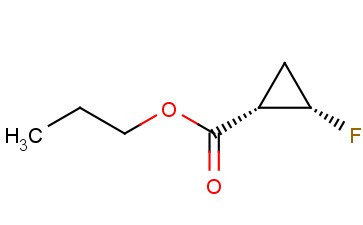 CYCLOPROPANECARBOXYLIC ACID, 2-FLUORO-, PROPYL ESTER, (1S,2S)-