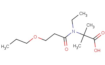 2-(N-ETHYL-3-PROPOXYPROPANAMIDO)-2-METHYLPROPANOIC ACID