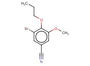 3-溴-5-<span class='lighter'>甲</span>氧基-4-正丙氧基<span class='lighter'>苯</span><span class='lighter'>甲</span><span class='lighter'>腈</span>