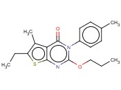 6-ETHYL-5-METHYL-2-PROPOXY-3-P-TOLYLTHIENO[2,3-D]PYRIMIDIN-4(3H)-ONE