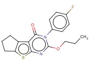 3-(4-FLUOROPHENYL)-2-PROPOXY-6,7-DIHYDRO-3H-CYCLOPENTA[4,5]THIENO[2,3-D]PYRIMIDIN-4(5H)-ONE