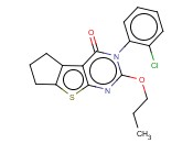 3-(2-CHLOROPHENYL)-2-PROPOXY-6,7-DIHYDRO-3H-CYCLOPENTA[4,5]THIENO[2,3-D]PYRIMIDIN-4(5H)-ONE