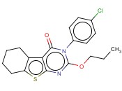 3-(4-CHLOROPHENYL)-2-PROPOXY-5,6,7,8-TETRAHYDROBENZO[4,5]THIENO[2,3-D]PYRIMIDIN-4(3H)-ONE