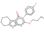 3-(4-FLUOROPHENYL)-2-PROPOXY-5,6,7,8-TETRAHYDROBENZO[4,5]THIENO[2,3-D]PYRIMIDIN-4(3H)-ONE