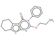 3-PHENYL-2-PROPOXY-5,6,7,8-TETRAHYDROBENZO[4,5]THIENO[2,3-D]PYRIMIDIN-4(3H)-ONE