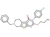 7-BENZYL-3-(4-CHLOROPHENYL)-2-PROPOXY-5,6,7,8-TETRAHYDROPYRIDO[4',3':4,5]THIENO[2,3-D]PYRIMIDIN-4(3H)-ONE