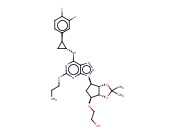 ETHANOL, 2-[[(3AR,4S,6R,6AS)-6-[7-[[(1R,2S)-2-(3,4-DIFLUOROPHENYL)CYCLOPROPYL]AMINO]-5-(PROPYLTHIO)-3H-1,2,3-TRIAZOLO[4,5-D]PYRIMIDIN-3-YL]TETRAHYDRO-2,2-DIMETHYL-4H-CYCLOPENTA-1,3-DIOXOL-4-YL]OXY]-
