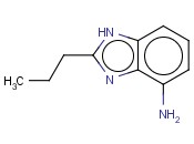 1H-<span class='lighter'>苯并咪唑</span>-4-胺，2-丙基-（9CI）