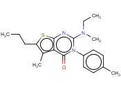 2-(N-ETHYL-N-METHYLAMINO)-5-METHYL-6-PROPYL-3-P-TOLYLTHIENO[2,3-D]PYRIMIDIN-4(3H)-ONE