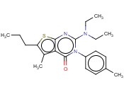 2-(DIETHYLAMINO)-5-METHYL-6-PROPYL-3-P-TOLYLTHIENO[2,3-D]PYRIMIDIN-4(3H)-ONE
