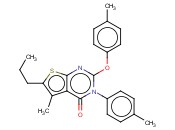 2-(P-TOLYLOXY)-5-METHYL-6-PROPYL-3-P-TOLYLTHIENO[2,3-D]PYRIMIDIN-4(3H)-ONE