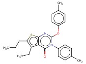 2-(P-TOLYLOXY)-5-ETHYL-6-PROPYL-3-P-TOLYLTHIENO[2,3-D]PYRIMIDIN-4(3H)-ONE