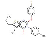 2-(4-FLUOROPHENOXY)-5-METHYL-6-PROPYL-3-P-TOLYLTHIENO[2,3-D]PYRIMIDIN-4(3H)-ONE