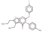 2-(4-FLUOROPHENOXY)-5-ETHYL-6-PROPYL-3-P-TOLYLTHIENO[2,3-D]PYRIMIDIN-4(3H)-ONE