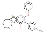 5-METHYL-2-PHENOXY-6-PROPYL-3-P-TOLYLTHIENO[2,3-D]PYRIMIDIN-4(3H)-ONE