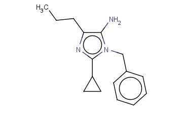 1-BENZYL-2-CYCLOPROPYL-4-PROPYL-1H-IMIDAZOL-5-AMINE