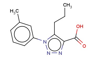 1-(3-METHYLPHENYL)-5-PROPYL-1H-1,2,3-TRIAZOLE-4-CARBOXYLIC ACID