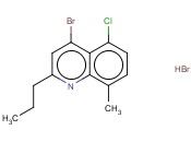 4-BROMO-5-CHLORO-8-METHYL-2-PROPYLQUINOLINE <span class='lighter'>HYDROBROMIDE</span>